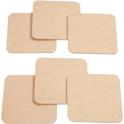 Productafbeelding van Creativ Company 55761, Vierkant, Natuurlijk, Effen, 100 mm, 100 mm, 3 mm