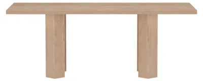 Image de Venture Home Table à manger rectangulaire Lillehammer Naturel