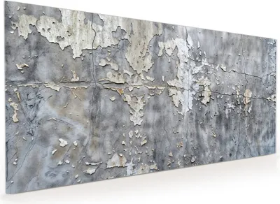 Produktbild von Küchenrückwand Spritzschutz Glas mit Motiv Abblätternde Wand 40 x 40 cm