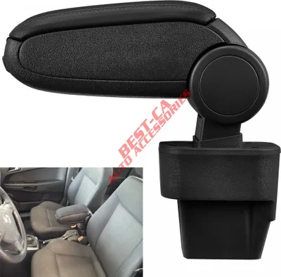 Immagine prodotto di Bracciolo centrale Bracciolo CLAPPABLE in pelle nera per Opel Astra H 2004-2010