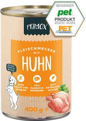 Produktbild von Primox Hunde Nassfutter mit Huhn