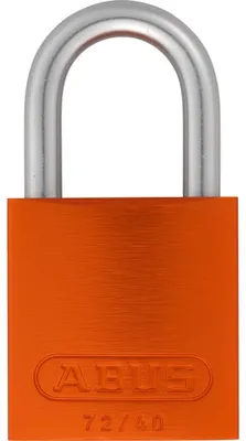 Produktbild von ABUS Vorhangschloss Aluminium 72LL/40 orange vs. 1 Schlüssel