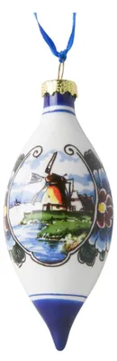 Zdjęcie produktu dla Heinen Delfts Blauw – Bożonarodzeniowy pejzaż, wielokolorowy