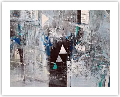 Produktbild von Poster - Poster ohne Rahmen - Abstraktion modern - 50x40 cm - Wand Bild - Wanddeko - Wandbilder - Kunstposter - Wandposter - Bilder - Kunstdruck - Wanddekoration - Wandbild - P2XAA50x40-4006