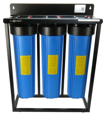 Produktbild von 3-Stufen 20' BigBlue Hauswasserfilter Brunnenfilter (ohne Filter)