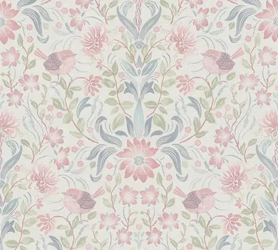 Produktbild von Vliestapete 39075-3 Maison Charme Landhaus Blumen creme pink