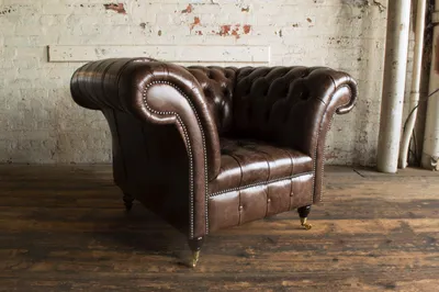 Zdjęcie produktu dla Fotel Chesterfield, telewizor, design, sofka tapicerowana, kanapa Chesterfield V1