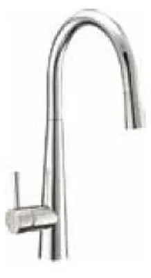 Produktbild von Demm Spültischarmatur mit seitlichem hebel und ausziehbarerm Schwenkauslauf chrom 8066, 20533.049.C