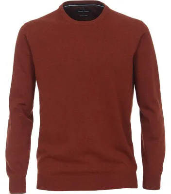 Produktbild von CASAMODA - Herren Pullover Rundhals (423980800), Größe: 3XL, Farbe: Orange (490)