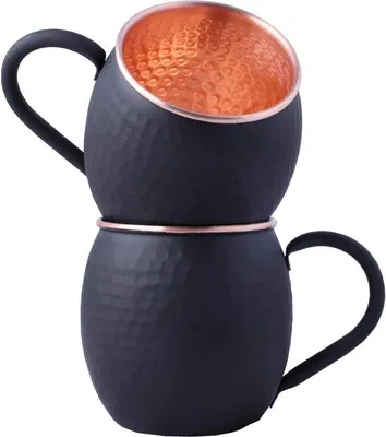 Produktbild von Famanu Moscow Mule Becher - Authentisches Kupfer-Set