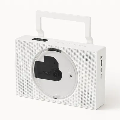 Produktbild von Tekoo Tragbarer CD-Player mit Bluetooth, Akku & FM-Radio, KI-generiertes Bild