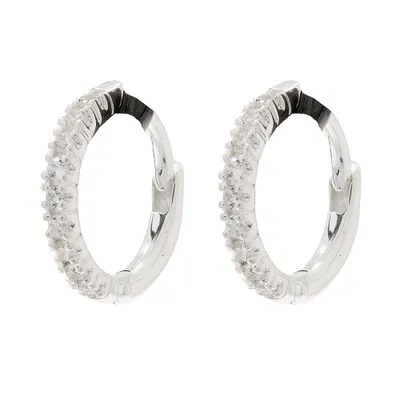 Produktbild von Thomas Sabo Creolen Ohrringe Damen Zirkonia Silber 11 mm SCH150307