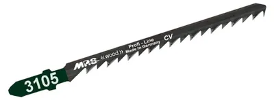 Zdjęcie produktu dla Brzeszczot do wyrzynarki typu CV, z ząbkami krzyżowymi i ustawionymi, GL 100/VL 75 mm, ZT 4,0 mm/6 zębów na cal, opakowanie 5 sztuk