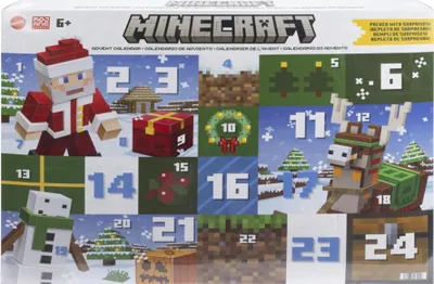Obrázok produktu pre Mattel Minecraft Adventný kalendár 2024 HXM86