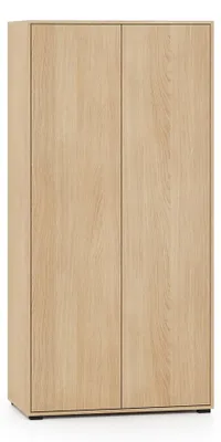 Produktbild von Selsey Heggers – Kleiderschrank 2-türig, Kleiderstange & Fächer, Mavelie Eicheoptik, 92 cm