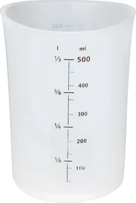 Produktbild von Messbecher aus Silikon 500ml EUROHOME®