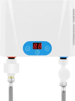 Image de Chauffe-eau instantané, design peu encombrant,tactile, BLANC