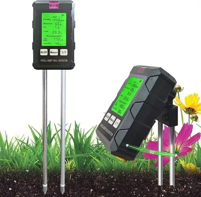 Produktbild von 6-in-1 Pflanzenboden-Testkit pH Feuchtigkeit Temperatur