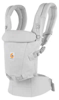 Productafbeelding van Ergobaby Adapt Softtouch katoenen babydrager, kleur: parelgrijs