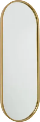 Produktbild von Fragix Boston Spiegel Oval - Gold - Metallrahmen - 80x50