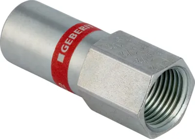 Obrázok produktu pre Geberit GE Mapress C-oceľ, prechod s zasúvacou koncovkou, d28 mm x Rp1/2, 1 ks.