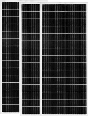 Zdjęcie produktu dla Panel słoneczny, konstrukcja monokrystaliczna, wysoka wydajność, 300 W – 3 x 100 W