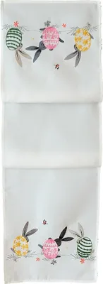 Produktbild von Tischläufer DENISE Ostern Osterhasen Ostereier Polyester 40 x 140 cm