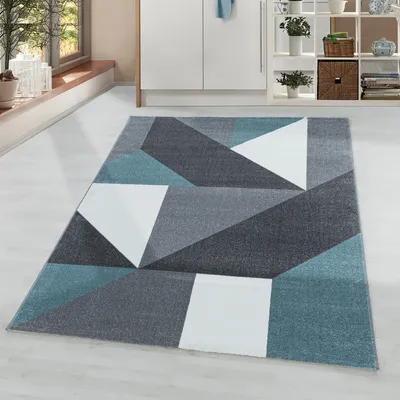 Produktbild von Ayyildiz Hali OTTAWA2403404205BLUE, Teppich, Polypropylen (PP), Blau, Rechteck, 2400 mm, 3400 mm