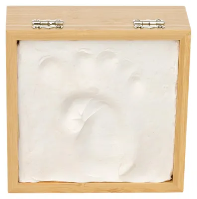 Produktbild von BamBam Erinnerungsbox – Gipsabdruck – 15 cm | Baby Geschenkpaket