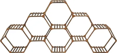 Produktbild von Pflanzenständer, Holz, 11 Etagen, Abmessungen: 231*25*97 cm, Nettogewicht: 4,55 kg, freistehend