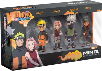 Produktbild von SUPERBUZZ MINIX 4er Pack 7cm Naruto Shippuden 14811