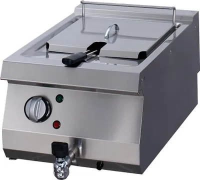 Immagine prodotto di Maxima - Friggitrice Gastro Heavy Duty - 1 x 12 l - Unità singola - Profondità 70 cm - Con rubinetto di scarico - Elettrica