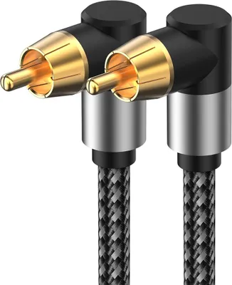 Produktbild von INF Rechtwinkliges digitales Koaxial-Audiokabel für TV SPDIF 5.1 Kanal RCA 3 m