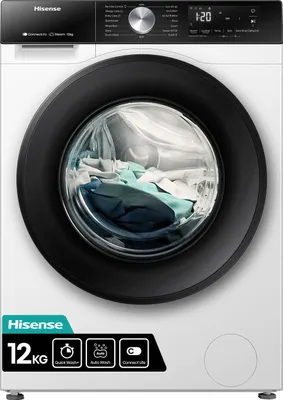 Obrázek produktu pro Hisense WF3S1243BW3, Přední plnění, 12 kg, B, 72 dB, 1400 ot/min, A