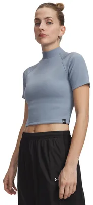 Produktbild von Under Armour Ua Rival Rib Mock Ss Tee - blue wind, Größe:L