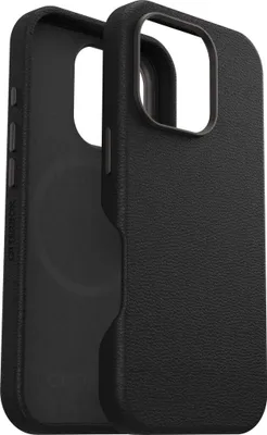 Produktbild von OtterBox Symmetry Hülle für Apple iPhone 16 Pro Smartphone - Schwarz - Sturzsicher, Schlagfest - Kaktusleder - Kann drahtlos geladen werden