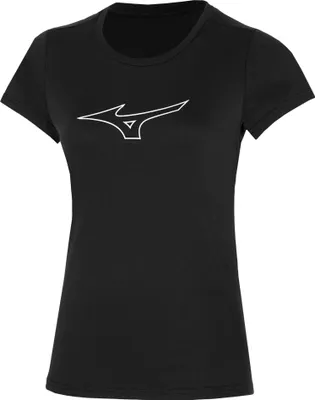 Produktbild von Mizuno RB Logo Tee T-Shirt Damen Schwarz