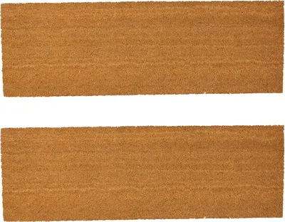 Produktbild von Nicola Spring Kokosfaser-Doppeltürmatten – 120 x 40 cm – klassisch – 2er-Pack