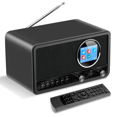 Productafbeelding van DAB+/FM-radio met Bluetooth, digitale radio, keukenradio, zwart