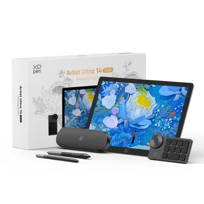Produktbild von XPPen Artist Ultra 14 OLED Grafikdisplay 2,8K brillante Farben leicht und portabel für Designer und Künstler