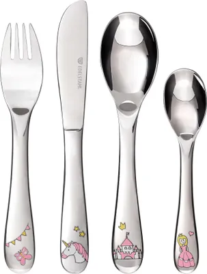 Produktbild von GRÄWE Kinderbesteck 4-teilig PRINZESSIN