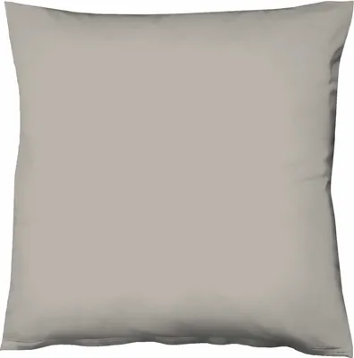Produktbild von liebling Kissenhülle Interlock Jersey 40 x 40 cm, Farbe grau, Kissenbezug aus 100% Baumwolle, edler Glanz, waschbar 60 Grad
