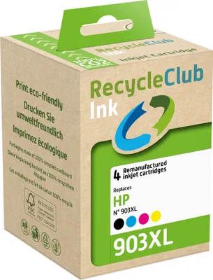 Produktbild von RecycleClub Kompatible Patrone für HP 903 XL Multipack K10451RC