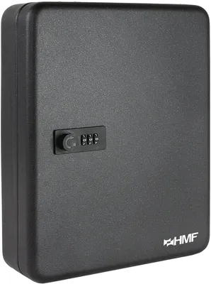 Immagine prodotto di Portachiavi con 45 ganci, 30 x 24 x 7,5 cm, HMF 14500-02, nero