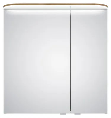 Produktbild von Spiegelschrank Balto Sprint 70 x 17 x 72,3 cm eiche riviera 2-türig LED IP 20