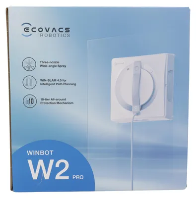 Produktbild von Ecovacs WG852-11EDR, Ansaugung, Universal, Weiß, 63 dB, 30 x 40 cm, Akku