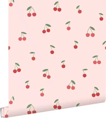 Produktbild von ESTAhome Tapete Kirschen Rosa und Rot 50 x 900 cm
