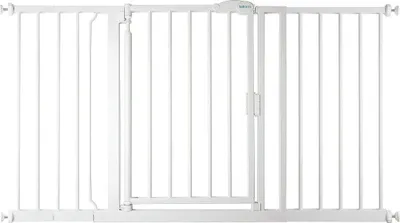 Produktbild von Safetots Druckmontage Selbstschließendes Treppengitter, 139.8cm - 146.8cm, Weiß