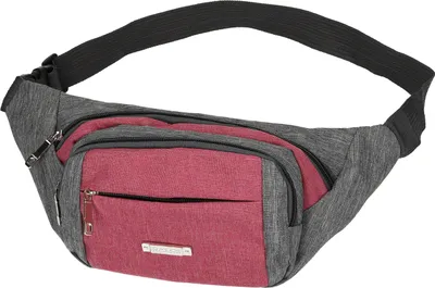 Produktbild von Betz Bauchtasche LINDAU 2-farbig Hüfttasche Bikertasche Reisen Wandern Farbe: grau/pink