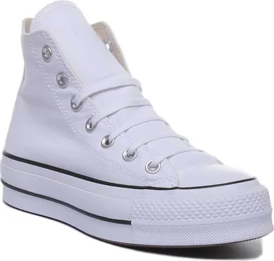 Produktbild von Converse Chuck Taylor All Star Lift Frauen hohe Spitze Schnürung lässig Le wand Turnschuhe Weiß – undefined / Weiß
